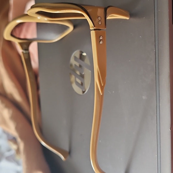 Italy Marked 70s unisex 2-tone large frame sunglasses leather case Unisex - Picture 5 of 16